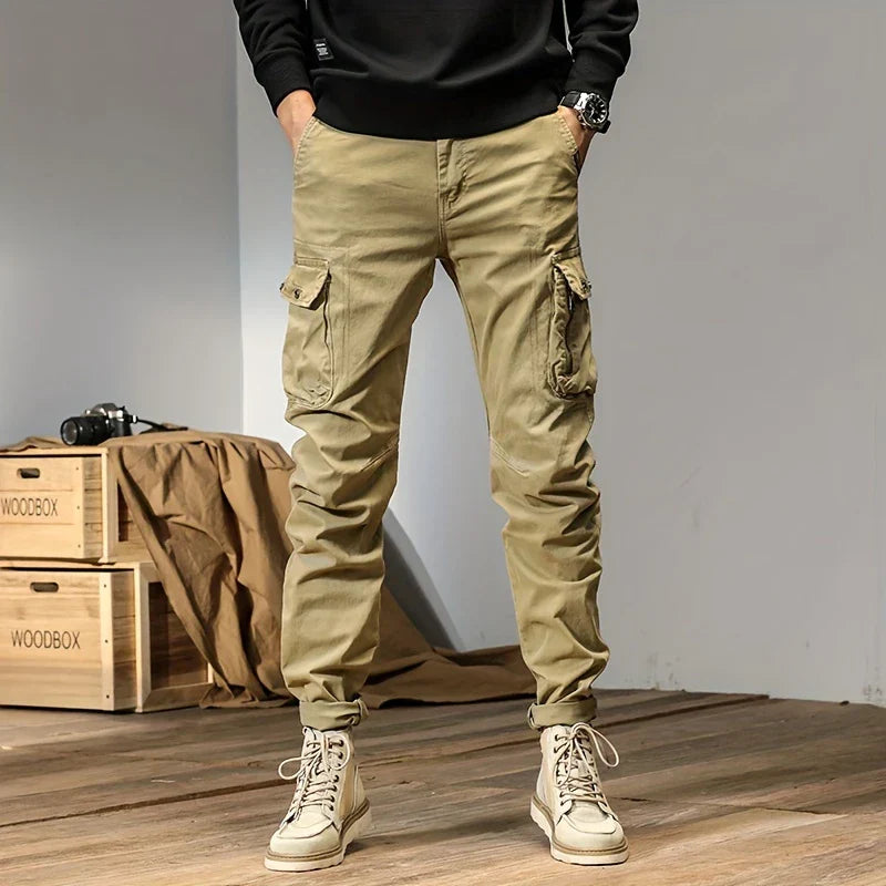 Pantalones de chándal tipo cargo elegantes para hombre