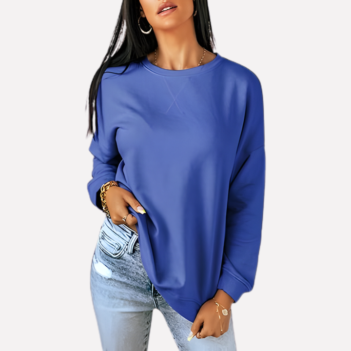 Sudadera de Cuello Redondo para Mujeres