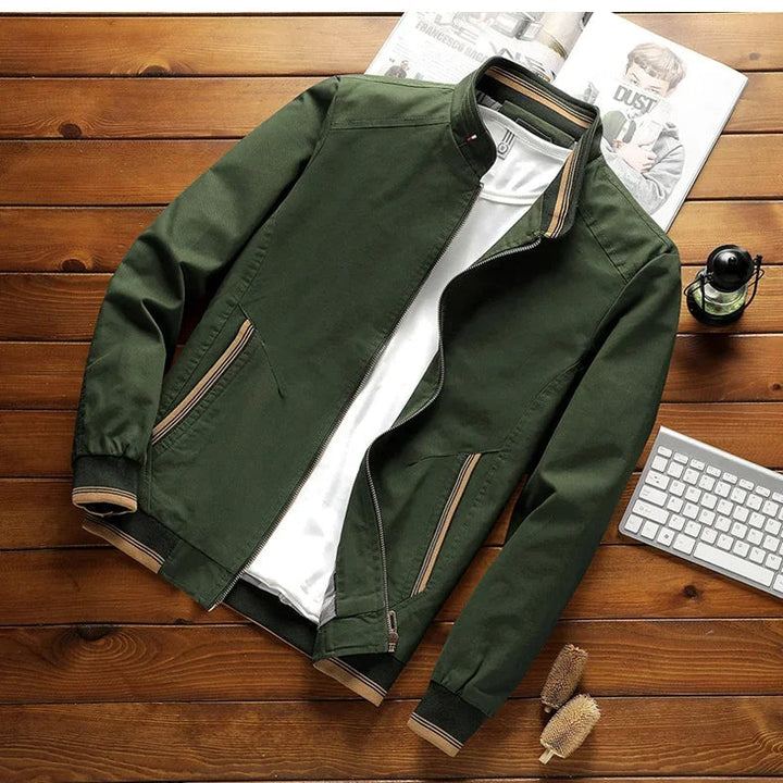 Breezeguard – Elegante chaqueta bomber de algodón para hombre