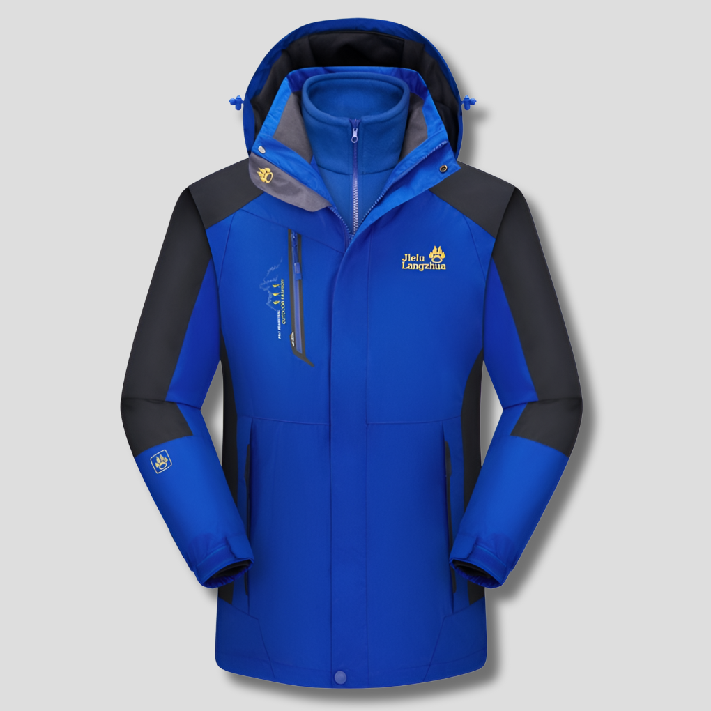 Chaqueta de Esquí 3 en 1 Capa Funcional de Invierno