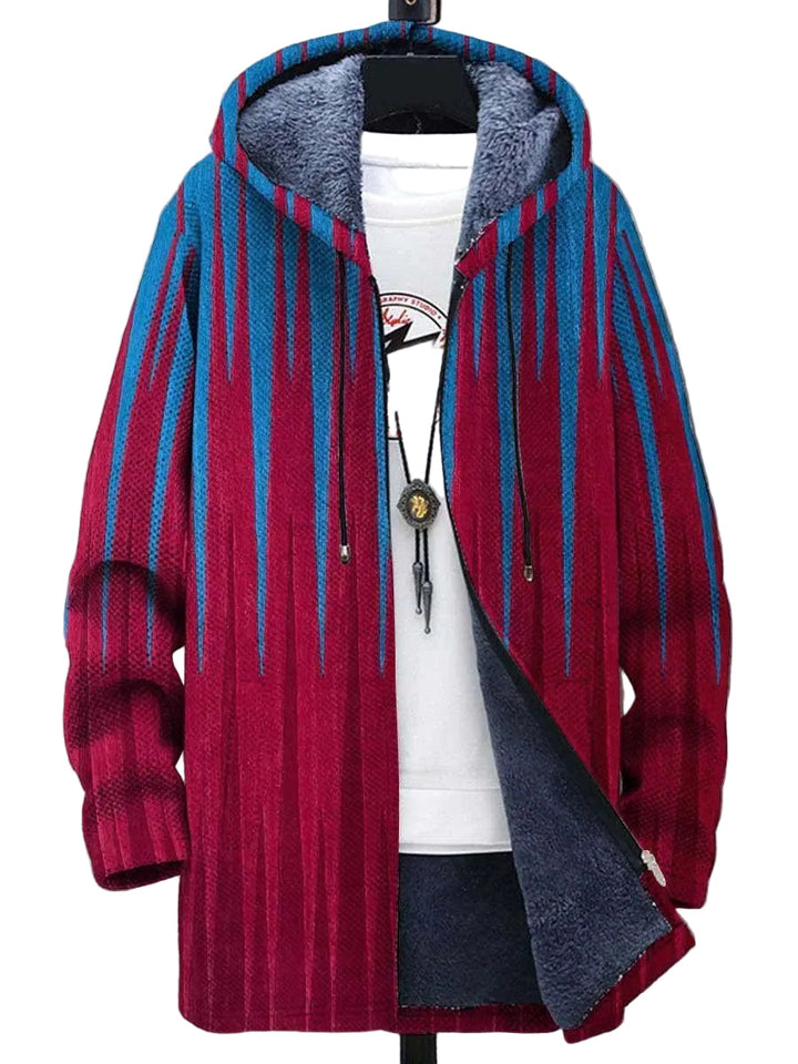 Chaleco Color Bloque Retro para Hombres