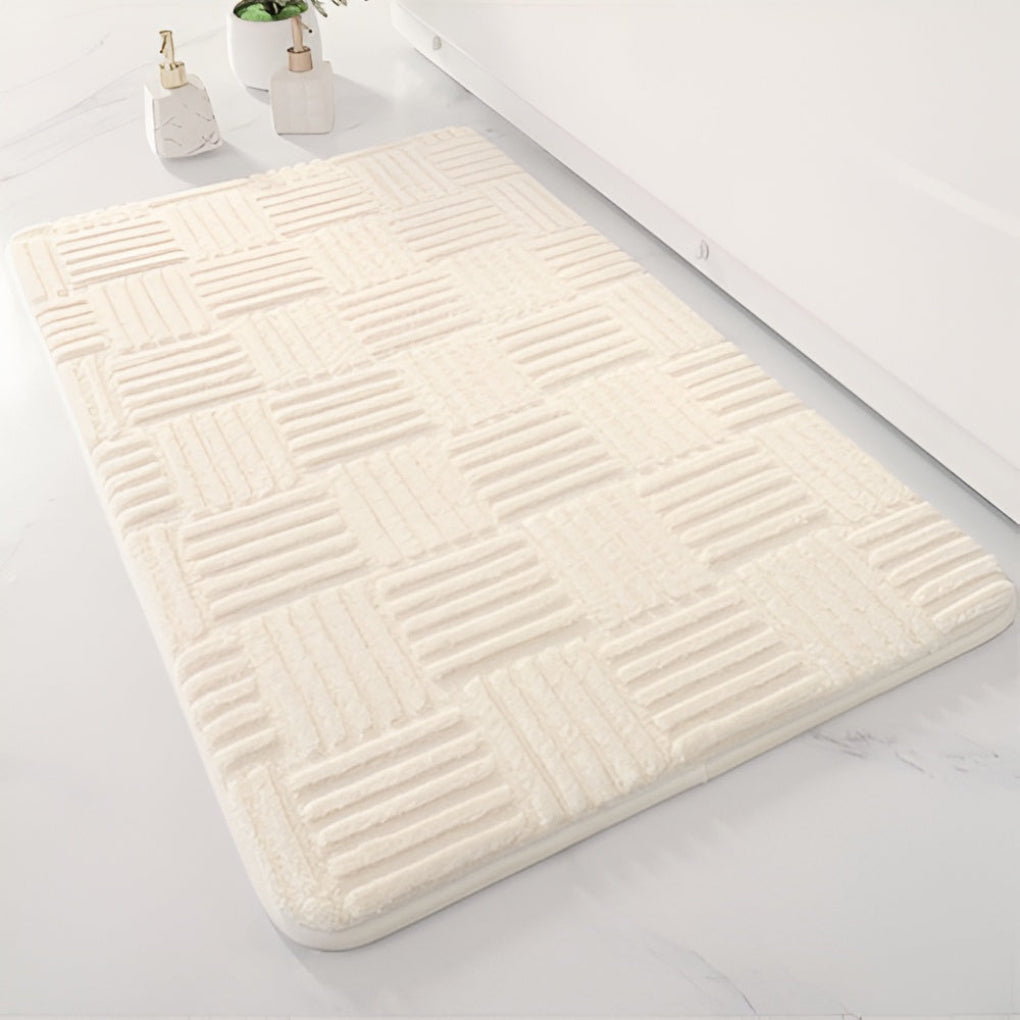 Alfombra de baño ultra-absorbente, extra suave y peluda