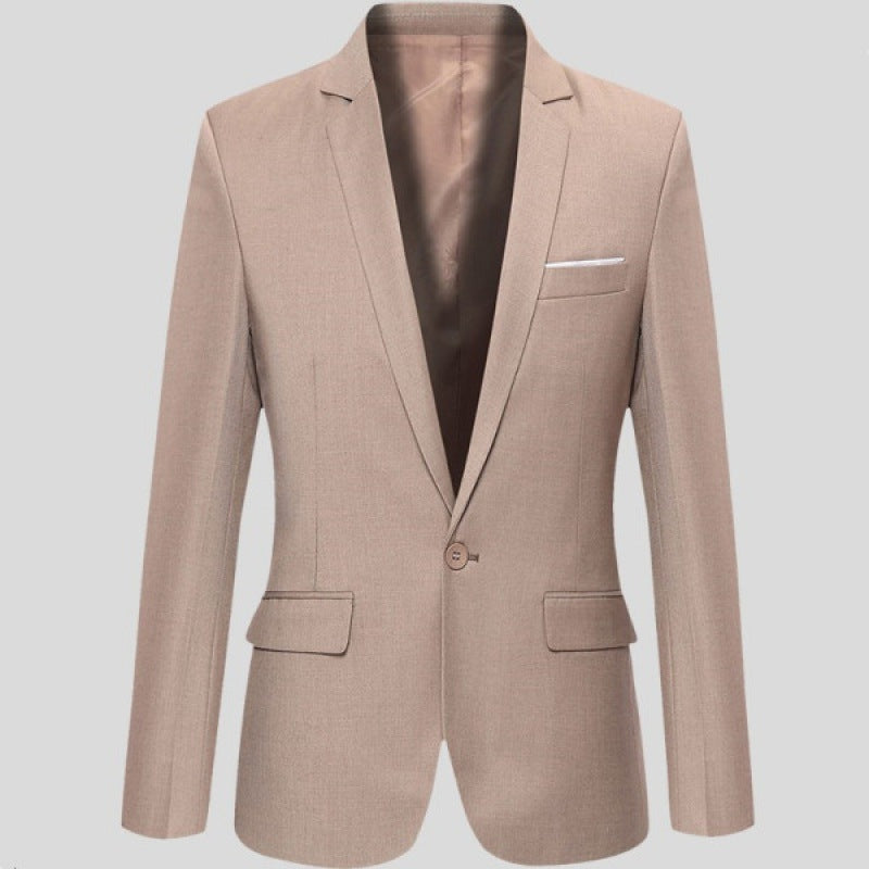 Elegante chaqueta de corte entallado para hombre