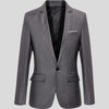 Elegante chaqueta de corte entallado para hombre