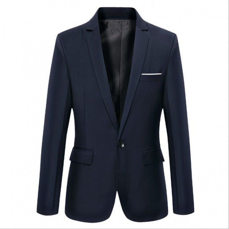 Elegante chaqueta de corte entallado para hombre