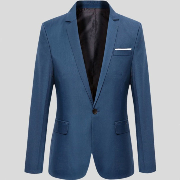 Elegante chaqueta de corte entallado para hombre