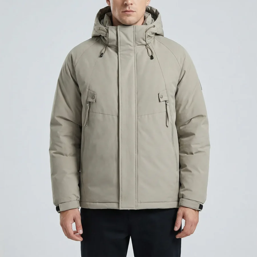 Chaqueta Aislada con Capucha para Invierno para Hombres