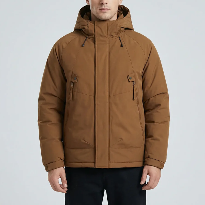 Chaqueta Aislada con Capucha para Invierno para Hombres