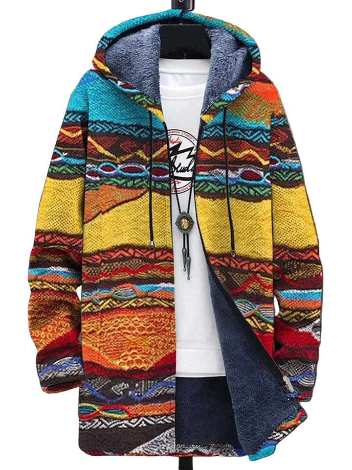 Chaleco Color Bloque Retro para Hombres