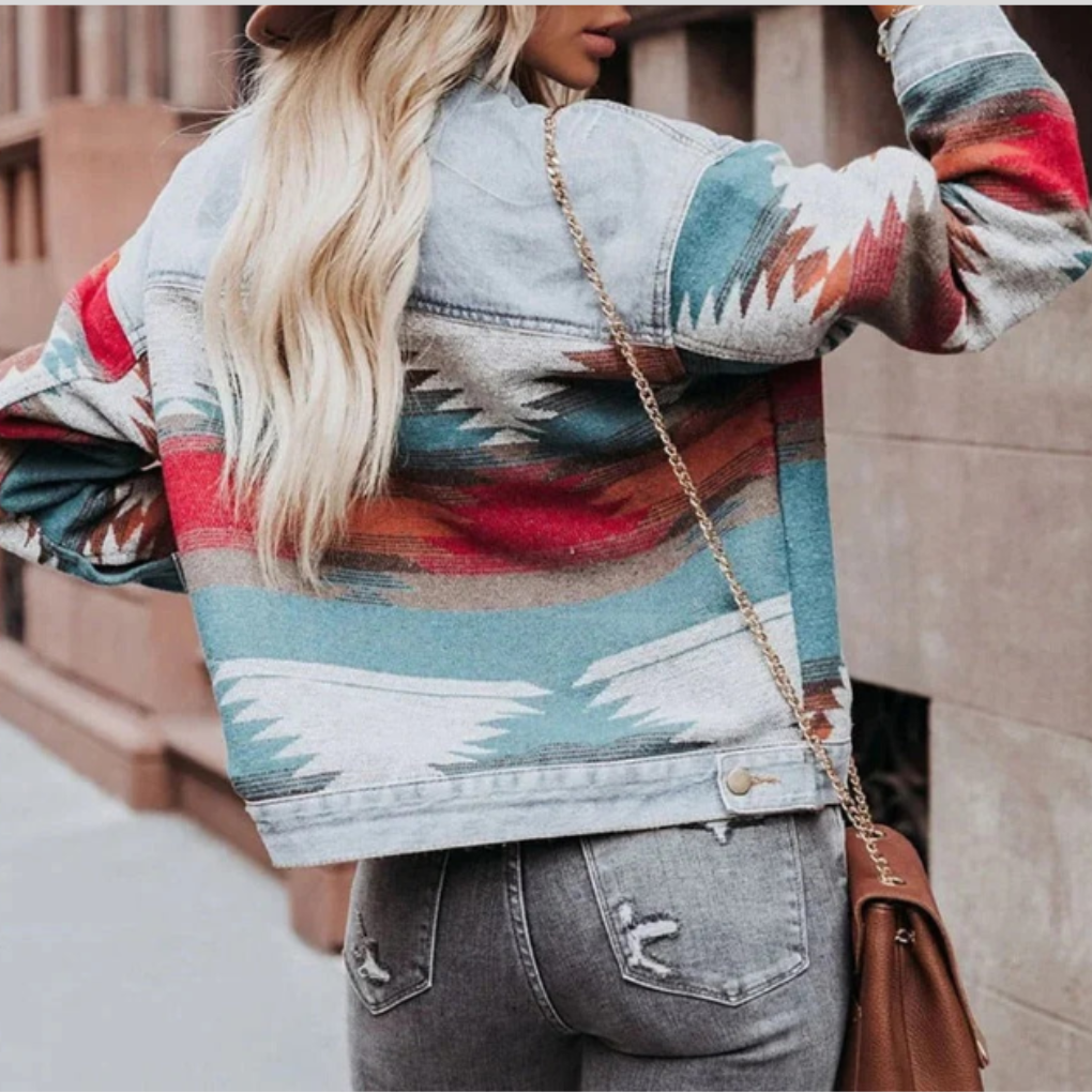 Chaqueta Denim Retro para Mujeres