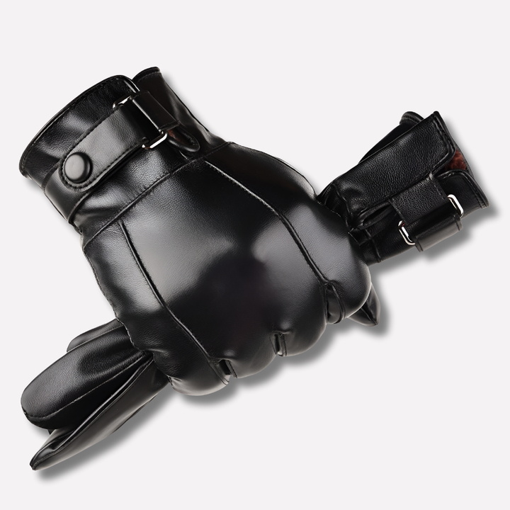 Guantes de Cuero Invernales Estilosos