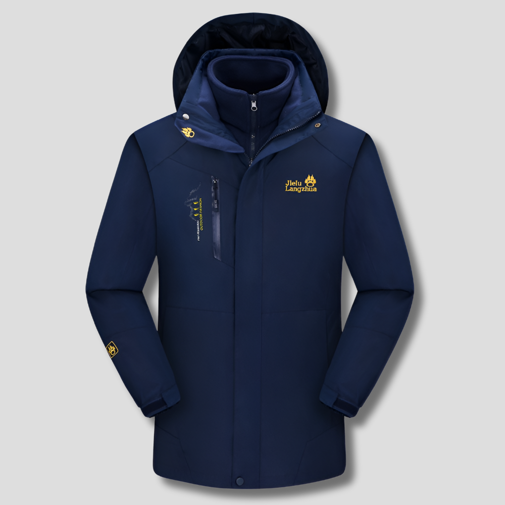 Chaqueta de Esquí 3 en 1 Capa Funcional de Invierno