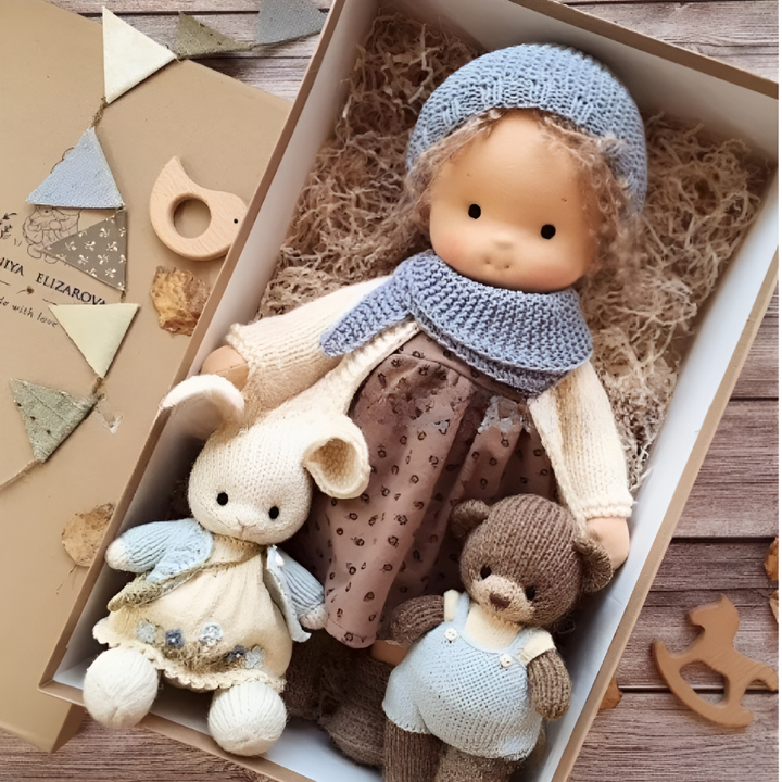 Muñeca Abrazable Waldorf Hecha a Mano