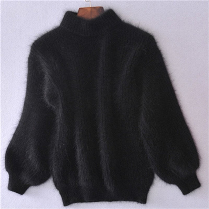 Suéter de Cuello Alto de Mohair