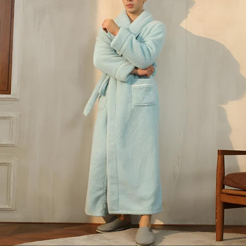Bata de Baño Luxe Fleece Calidez Comodidad