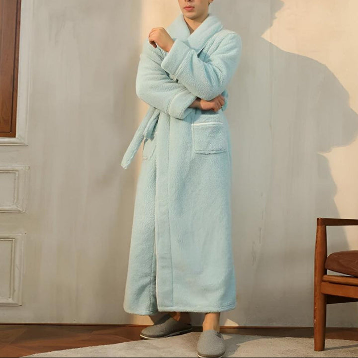 Bata de Baño Luxe Fleece Calidez Comodidad