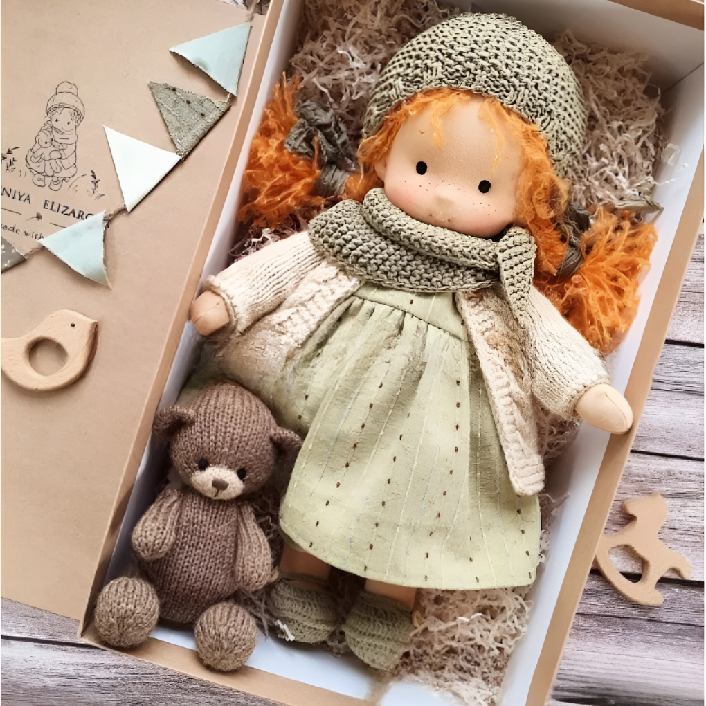 Muñeca Abrazable Waldorf Hecha a Mano