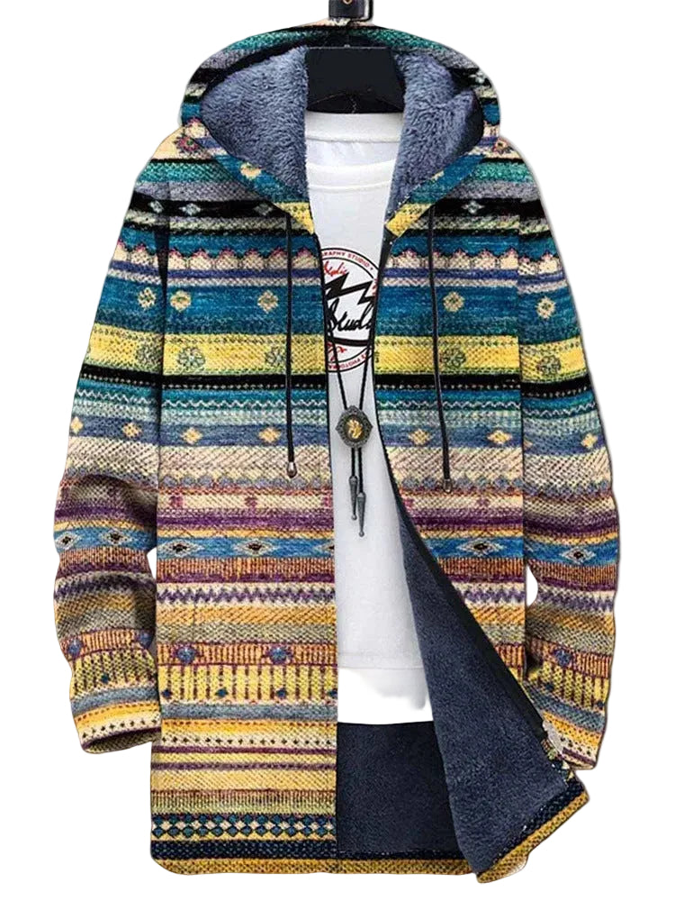 Chaleco Color Bloque Retro para Hombres