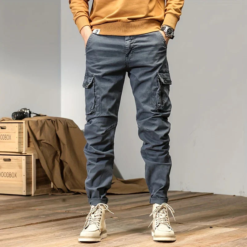 Pantalones de chándal tipo cargo elegantes para hombre