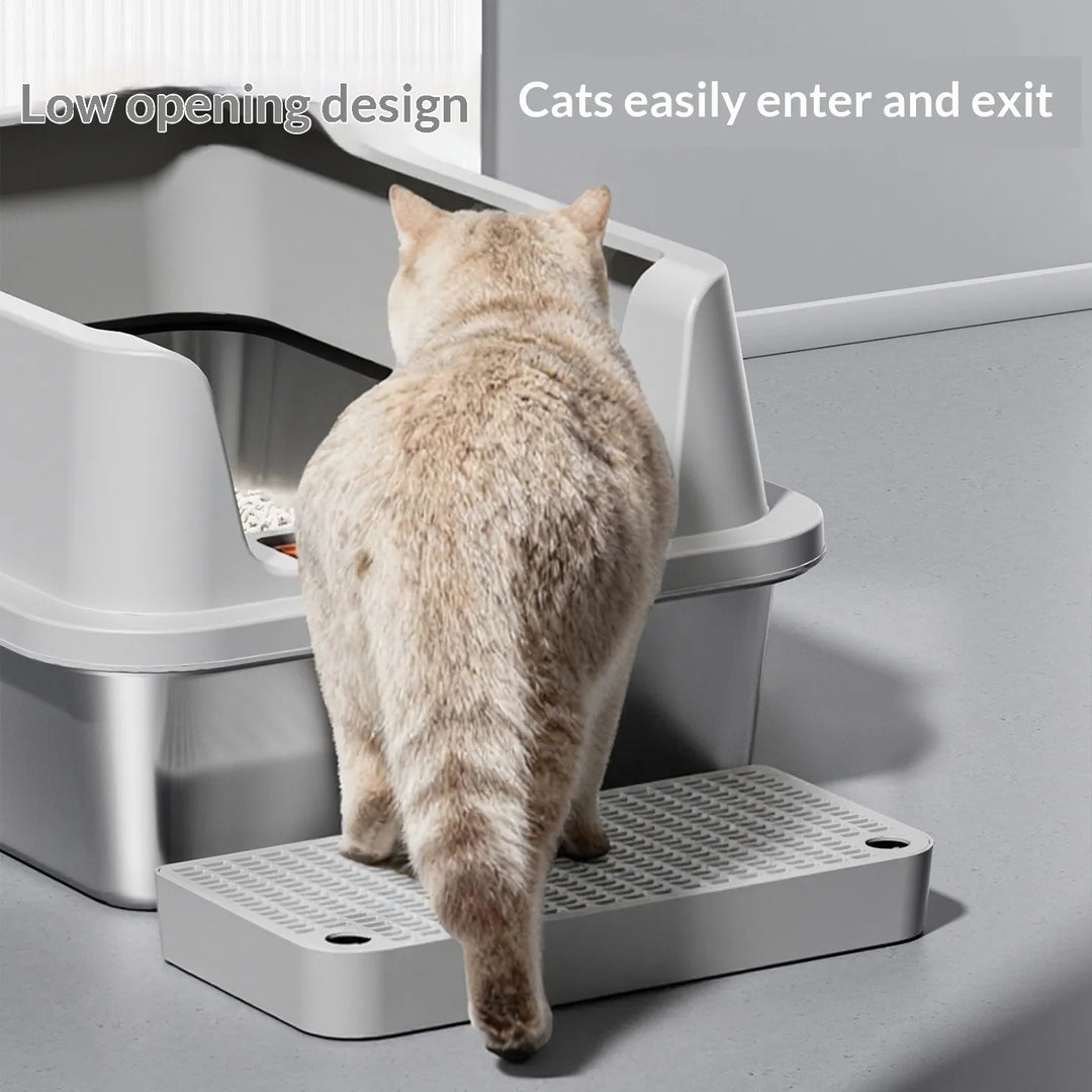 Arenero cerrado con control de olores para gatos, imagen 2