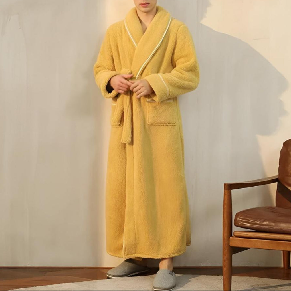 Bata de Baño Luxe Fleece Calidez Comodidad