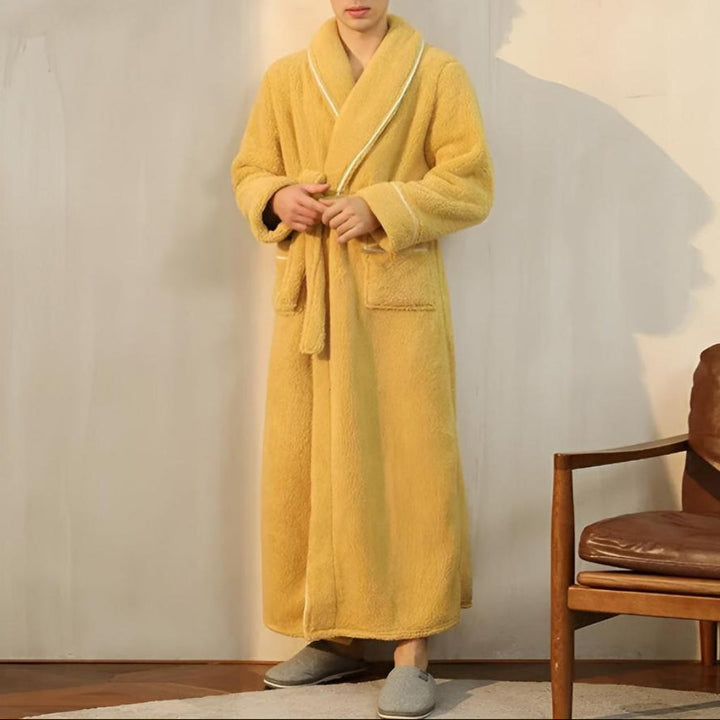 Bata de Baño Luxe Fleece Calidez Comodidad