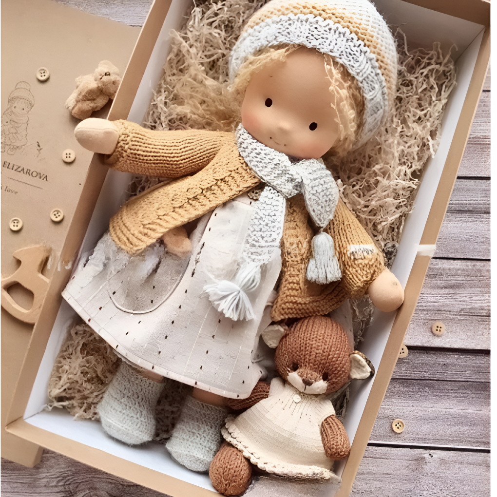 Muñeca Abrazable Waldorf Hecha a Mano
