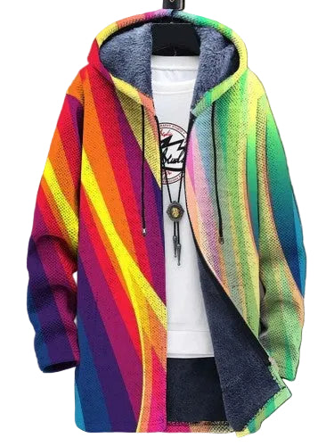 Chaleco Color Bloque Retro para Hombres