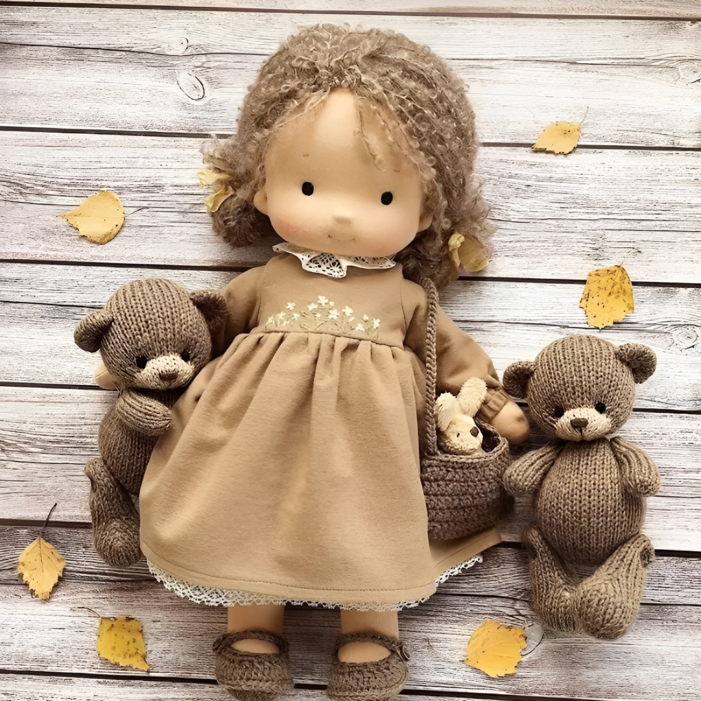 Muñeca Abrazable Waldorf Hecha a Mano