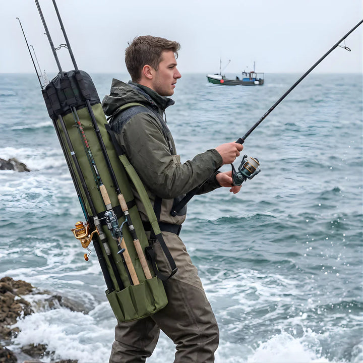 Estuche de Almacenamiento para Cañas de Pesca