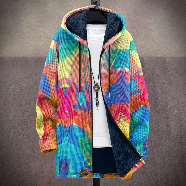 Milan – Chaleco retro con bloques de color para hombre