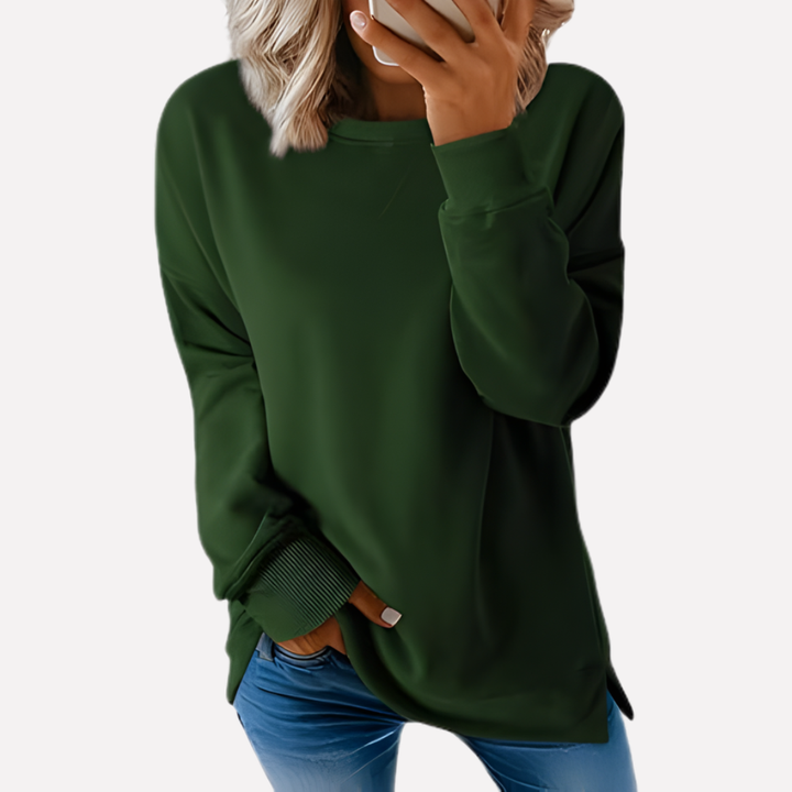 Sudadera de Cuello Redondo para Mujeres