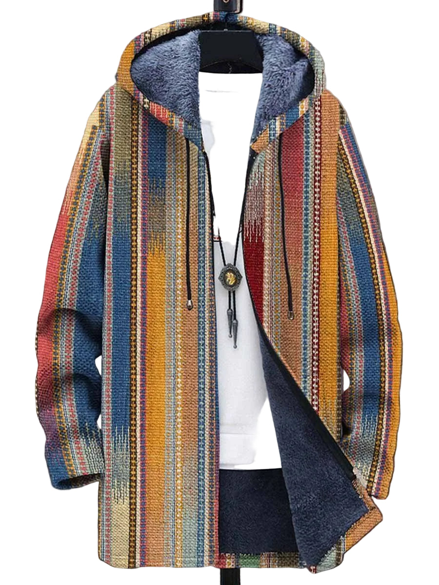 Chaleco Color Bloque Retro para Hombres
