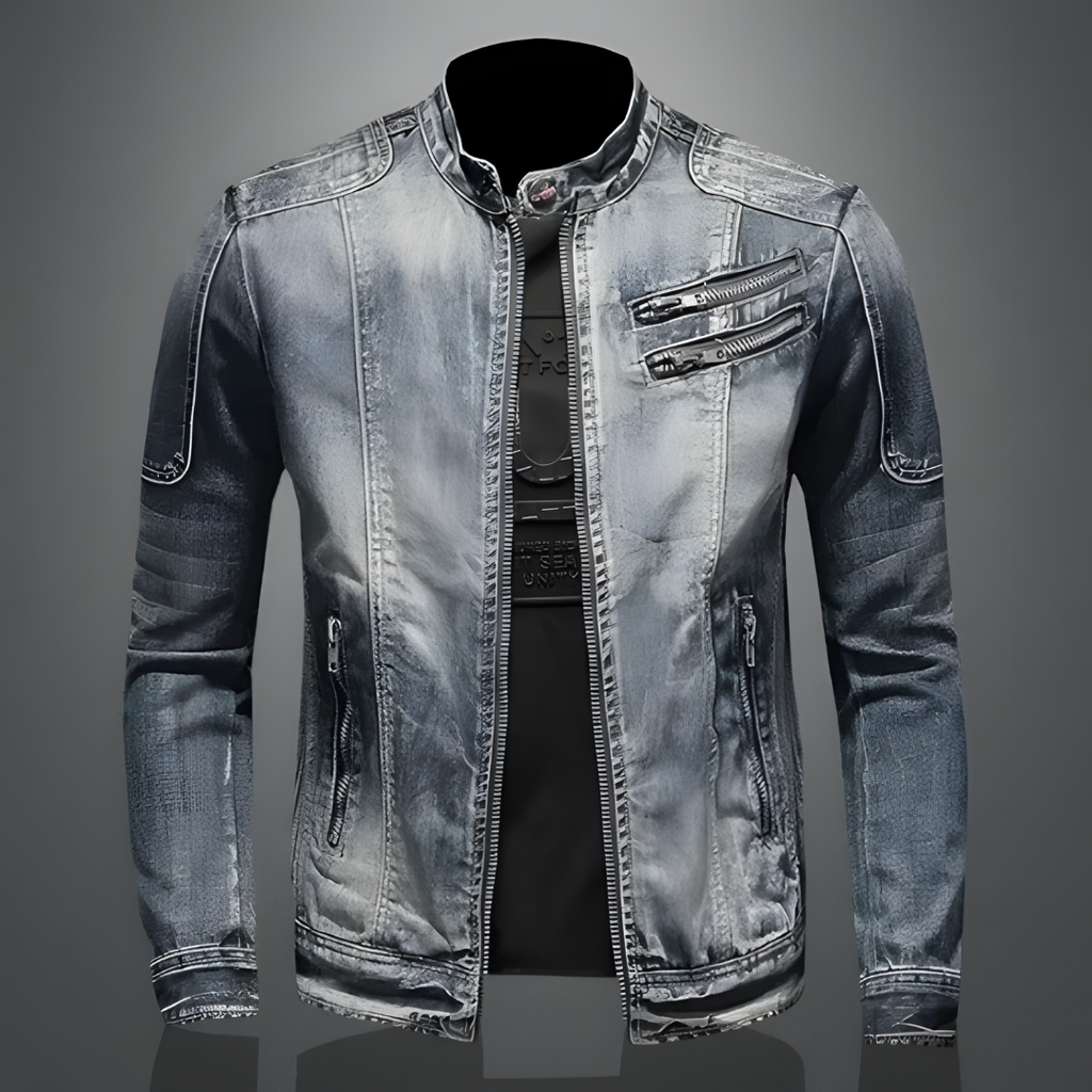 Alexo – Chaqueta vaquera retro para hombre