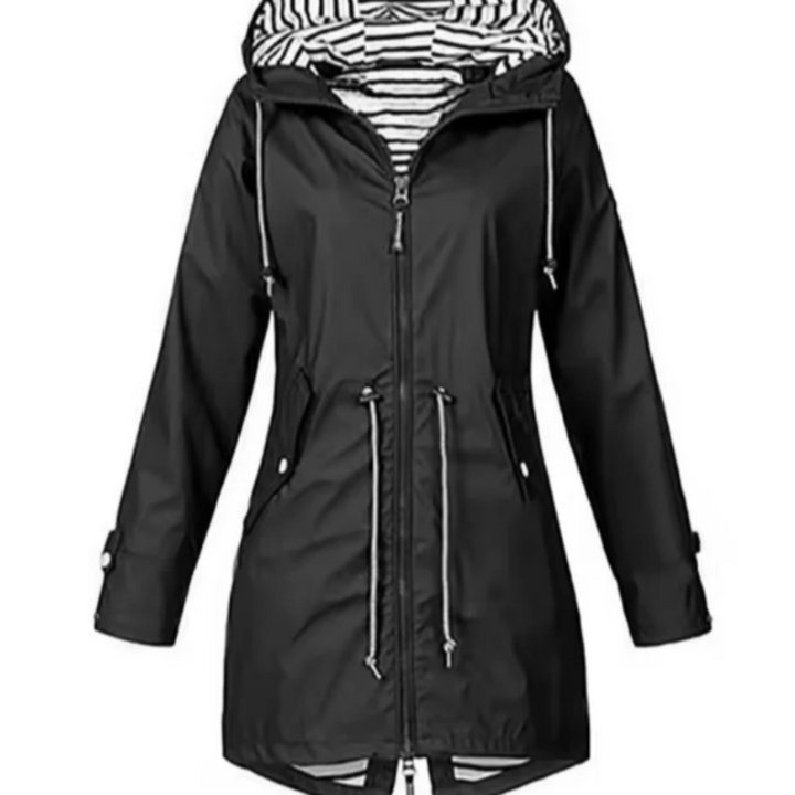 Chaqueta Impermeable con Capucha para Mujeres