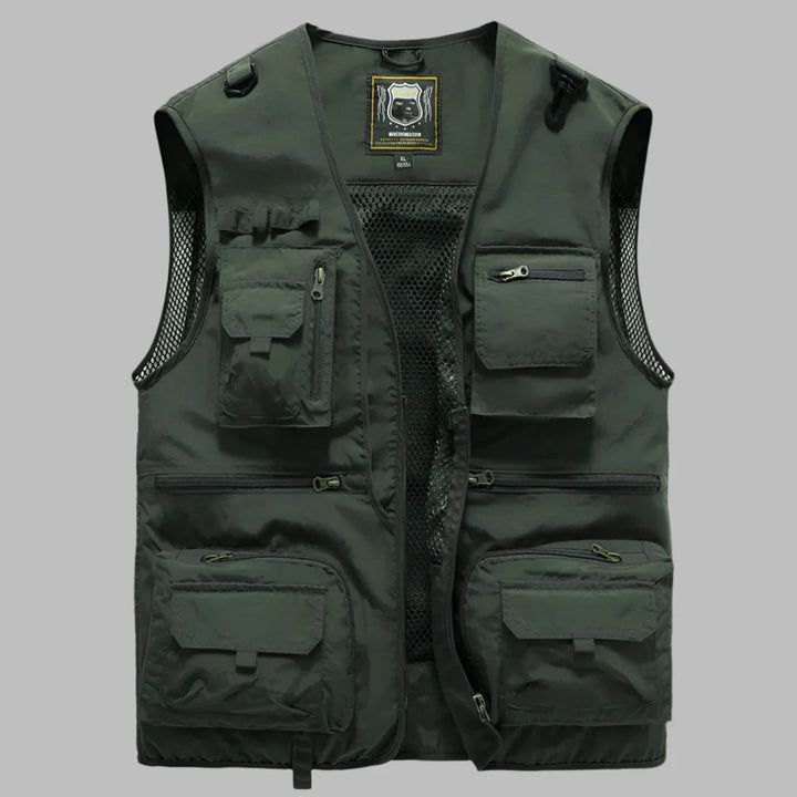 Chaleco de Verano Multi‑Bolsillos para Hombres