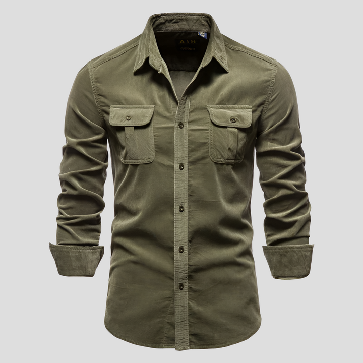 Camisa de pana para hombre: textura atemporal, comodidad para el día a día