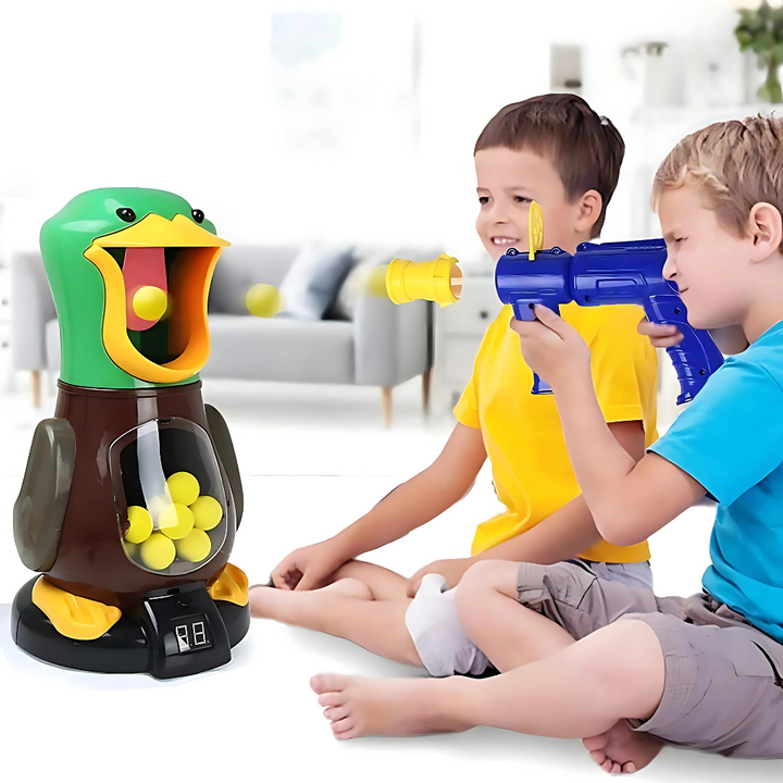 Juego de Balas Blandas a Presión de Aire con Pato Andante y Luces