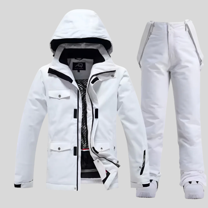 Conjunto de Chaqueta y Pantalones de Esquí para Mujeres - Outfit Funcional de Invierno