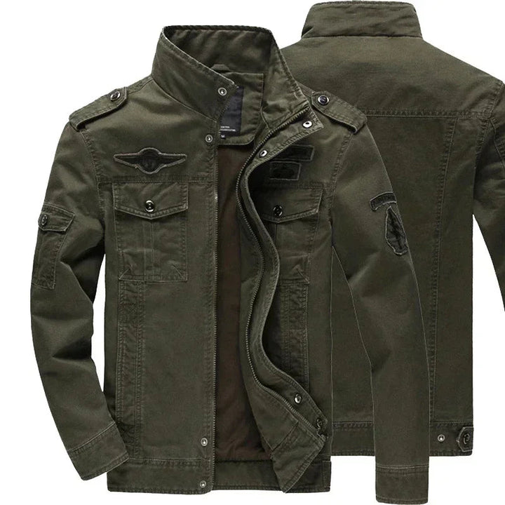 Chaqueta militar de entretiempo para hombre: estilo robusto y funcionalidad para el día a día