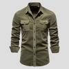 Camisas de Corduroy de Mangas Largas para Hombres