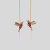 Aretes de Gotero Colibrí para Mujeres