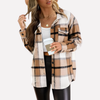 Chaqueta de cuadros para mujeres