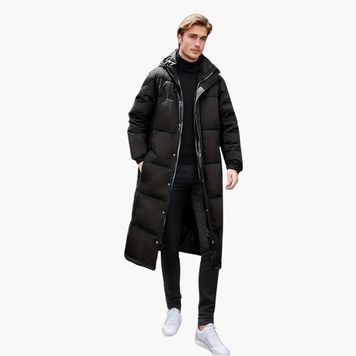 Chaqueta Padded para Hombres para Invierno con Cremallera Completa