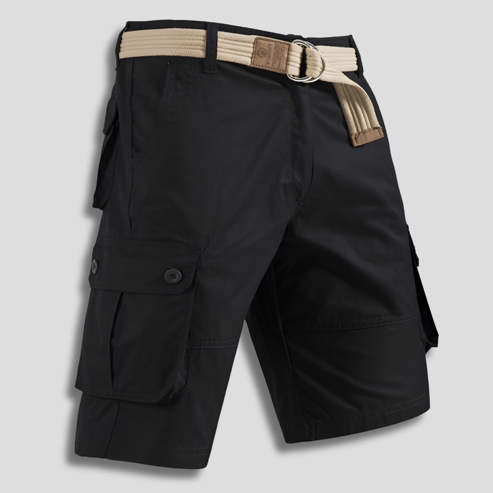 Pantalones Cortos Cargo Masculinos de Múltiples Bolsillos