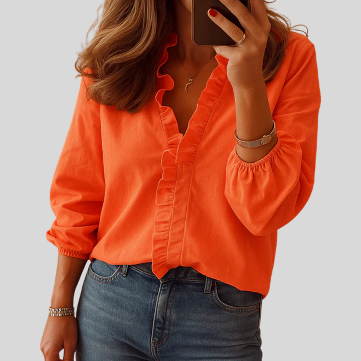 Blusa con Volantes Chic