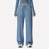 Pantalones de Sudadera de Pierna Ancha para Mujeres
