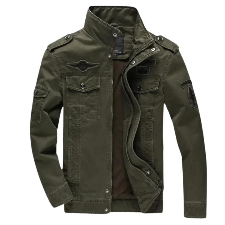 Chaqueta militar de entretiempo para hombre: estilo robusto y funcionalidad para el día a día