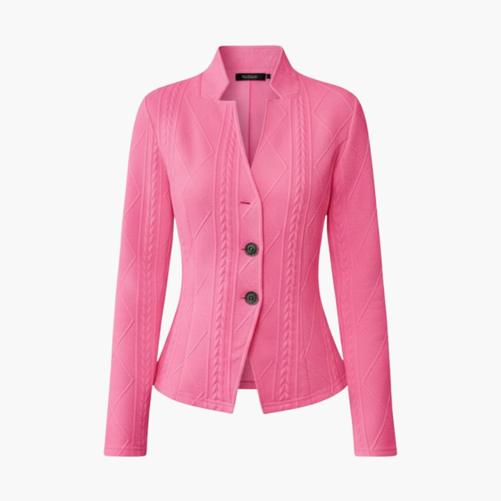 Blazer de mujer con solapa y cierre de botón