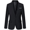 Blazer de Negocios Ajustado para Hombres